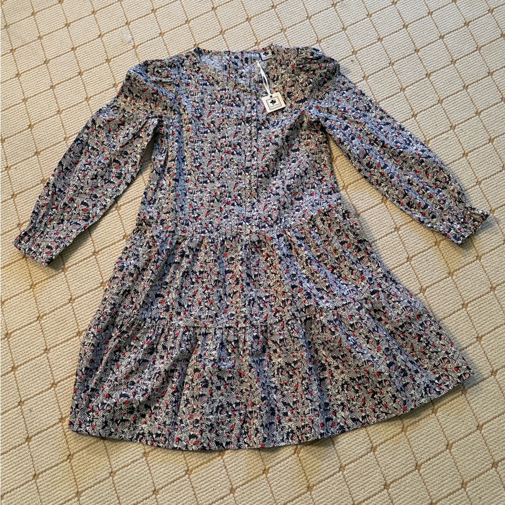 Busy Bees Floral Kids Dress 10